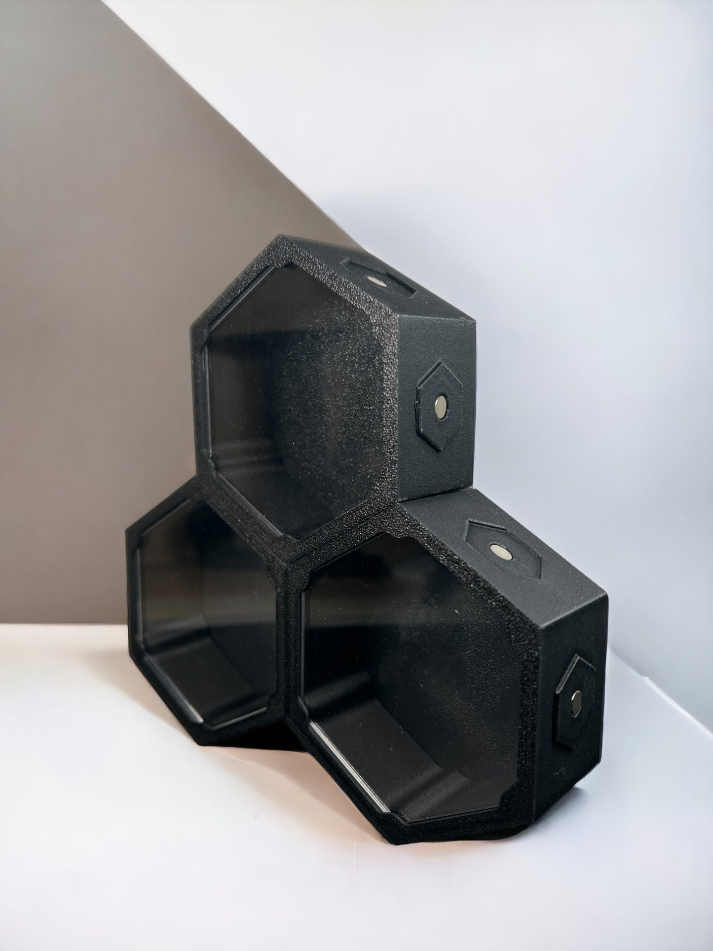 Hexagon Display Case for Collectible Figures - Commercial STL