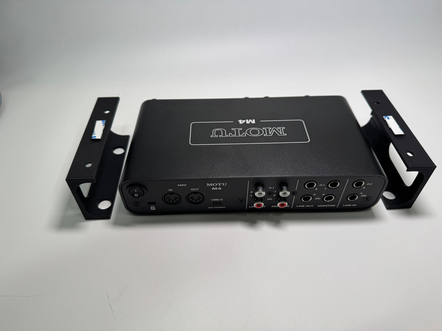STL MOTU M4 audio interface under-table mount