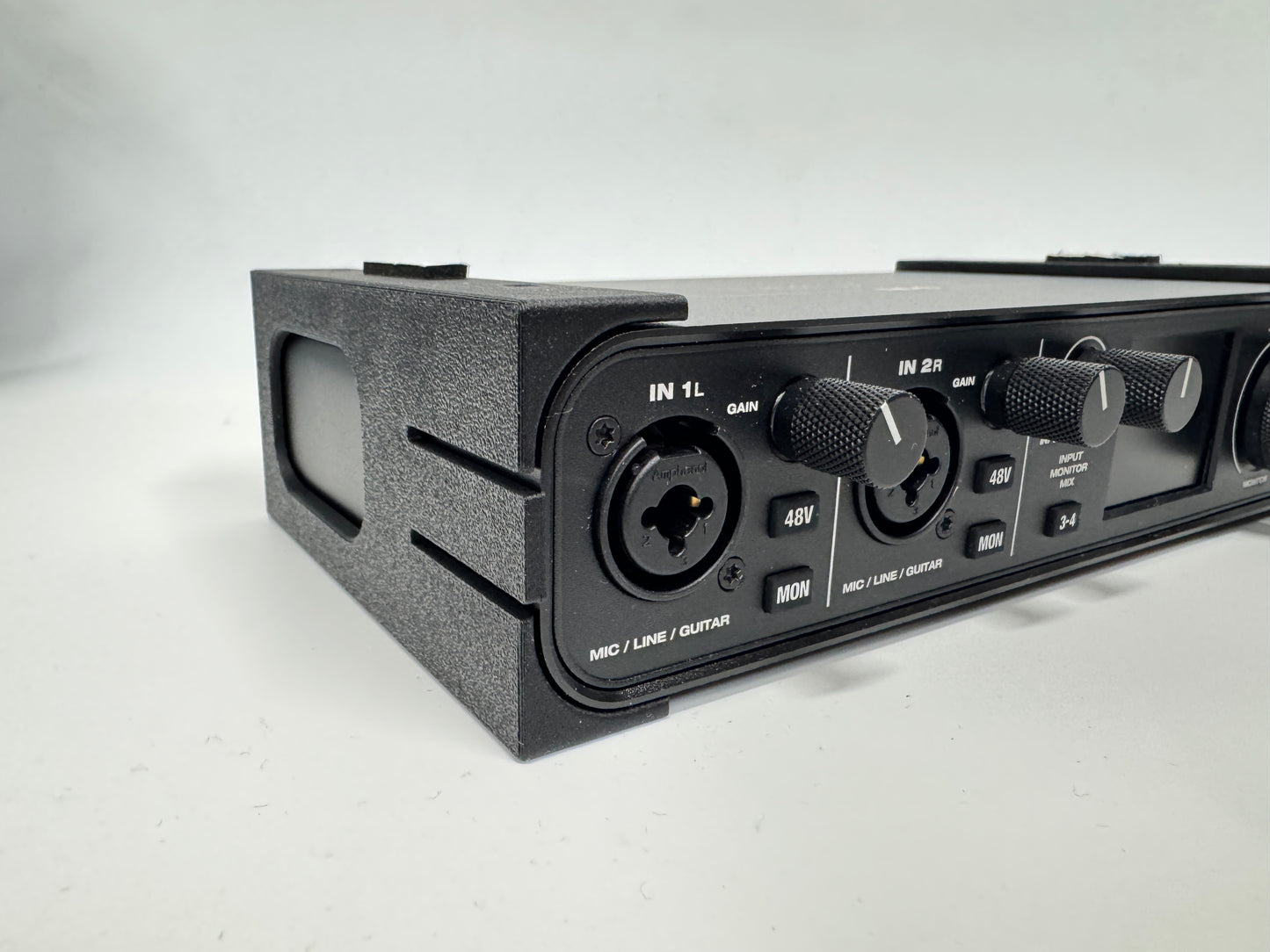 STL MOTU M4 audio interface under-table mount