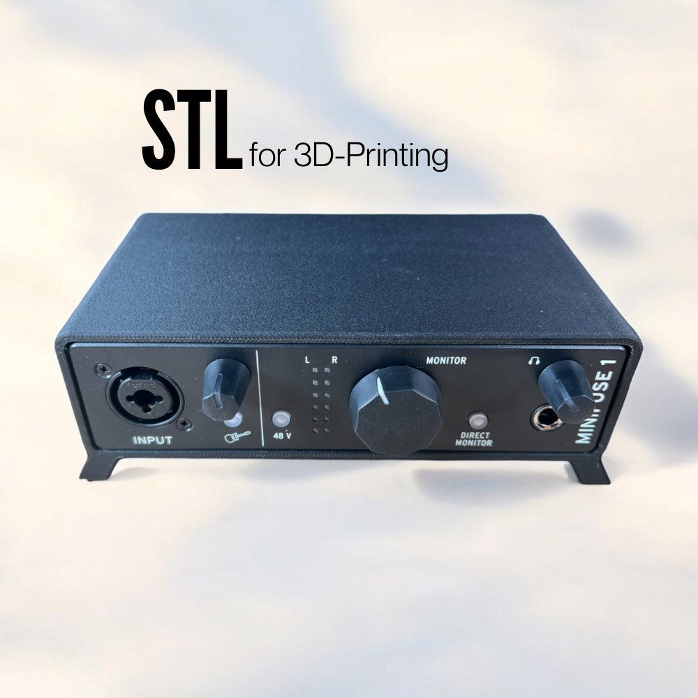 STL ARTURIA MiniFuse 1 audio interface housing stand