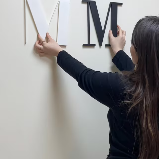 Individual 3D Letter Width