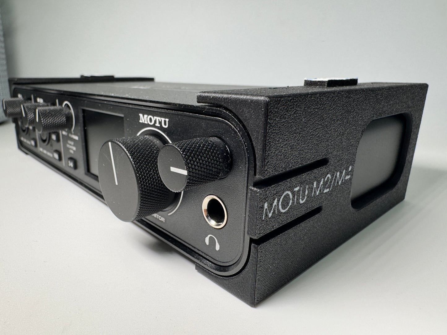 STL MOTU M4 audio interface under-table mount