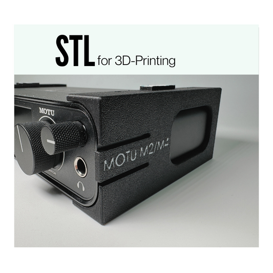 STL MOTU M4 audio interface under-table mount