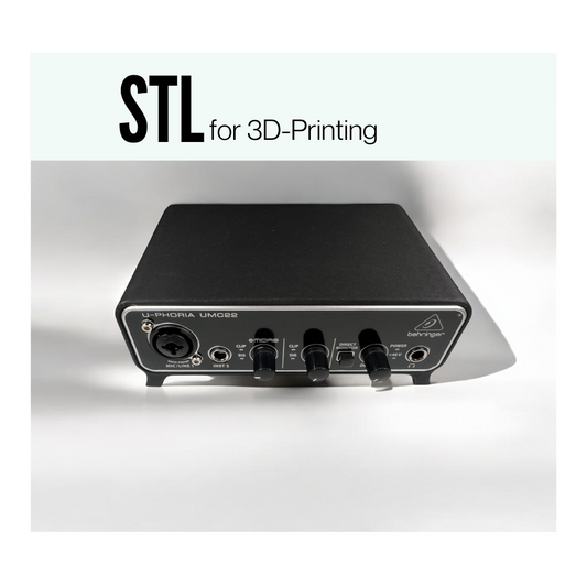 STL Behringer U-Phoria Audio Interface Case Stand