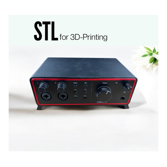 STL Focusrite 4i4 Gen4 Audio Interface Case Stand