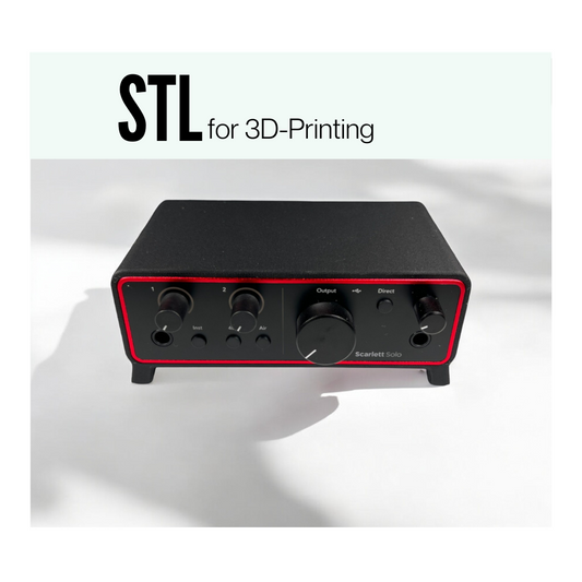 STL Focusrite Solo Gen4 Audio Interface Case Stand